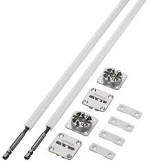 KIT STRAIGHTNER DOOR DEVICE FOR THREADED BAR