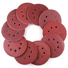 VELCRO DISC 5 INCH X 8 HOLES X  60 GRIT