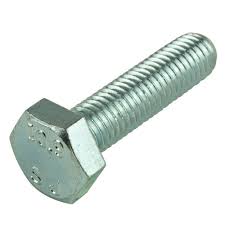 Hex Bolt M6x20mm Zinc Blue Coated