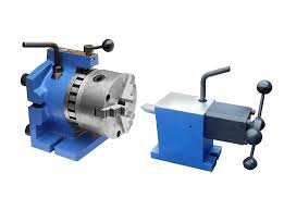 Index Milling Fixture 160mm with chuck and tail stock