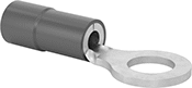 RING TERMINALS - NYLON INSULATED, FOR 16-14 GAUGE AND NUMBER 10 SCREW (PACK OF 50)