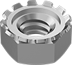 STEEL LOCKNUT VTH EXTERNAL-TOOTH LOCK WASHER ZINC-PLATED/8-32THREAD/11/32" WIDE(PACKOF100)