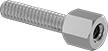 MALE FEMALE THREADED JACK SCREWS 1/2" LONG MALE THREAD(PCK OF 10)