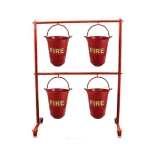 4 FIRE BUCKET WITH STAND AND CANOPY