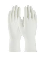 15 ML WHITE NITRILE UNFLOCKED LINED GLOVES L 