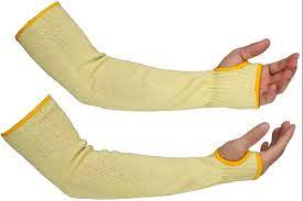 SINGLE LAYER ARAMID HAND SLEEVE 18 INCH