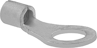 NONINSULATED HIGH-TEMP RING TERMINALS 900 DEG/F MAX TEMP,FOR 16-14 GAUGE&1/4"SCREW(Pack of 100)