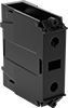 DIN-RAIL MOUNT DISTRIBUTION BLOCK 1 CIRCUIT, 175A, 1 INPUT & 6 OUTPUT CONNECTIONS