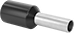 INSULATED WIRE FERRULES FOR ONE 4 WIRE GAUGE WIRE, 0.63" PIN LENGTH (Packs of 10)