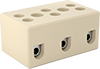 HIGH-TEMP SHORT-RESISTANT TERMINAL BLOCK 300V AC/300V DC, THREE 30A CIRCUITS