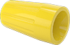TWIST-ON WIRE SPLICING CONNECTORS FOR 18-12 WIRE GAUGE, YELLOW (Pack of 100)