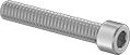 18-8 SS SOCKET HEAD SCREW 10-32 THREAD SIZE, 4-1/2" LONG (Packs of 1 Each)