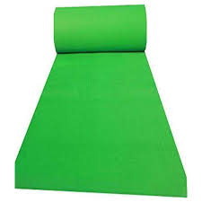 NON - WOVEN GREEN CARPET 6 FEET X 45 MTR (885.60 Sq.ft)
