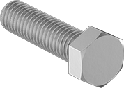 Super Corrosion Resistant 316 SS Hex HeadScrew 5/16 24 Thread 1 3/4 Long Fully Threaded(Pck of 5)