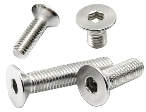 316 SS Phillips Flat Head Screw M3 x 0.5 mm Thread 8 mm Long (Pck of 100)