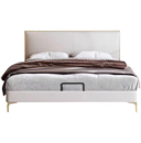 Bed 206*186*10 7CM Bed Frame Solid Wood Fabric: Milk Fleece Fabric Cushioning: High-Density Foam Support Legs: Carbon Steel Legs Foundation: Steel-Wood  Slatted  Foundation