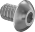 18-8 Stainless Steel, 1/2" Hex, 3/4" Long, 10-32 Thread