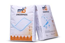 MB+ Underpad 60cm x 90cm - Large Pack of 10 Pieces