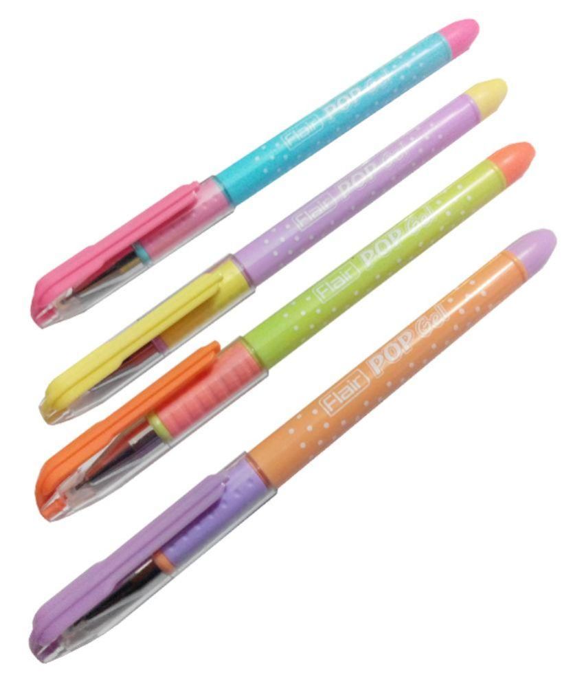 FLAIR PEN MIX COLOUR (BLACK, BLUE & RED)