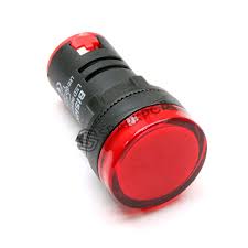Led Indicating Lamp 220 VAC Red 22.5mm